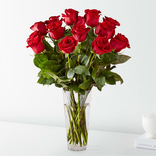 Long Stem Red Rose Bouquet – MERCY'S FLOWERS, Miami FL