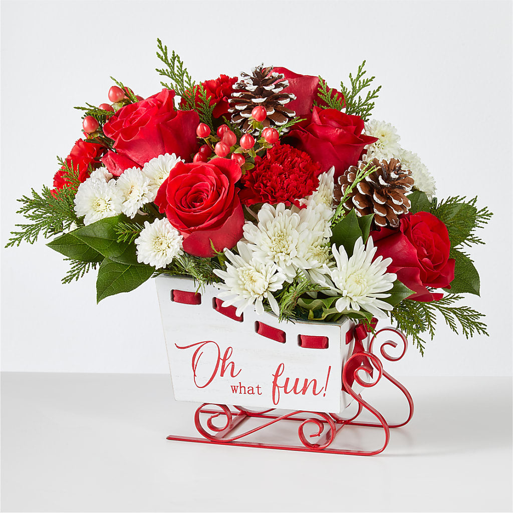 Sleigh Bells Bouquet – MERCY'S FLOWERS, Miami FL