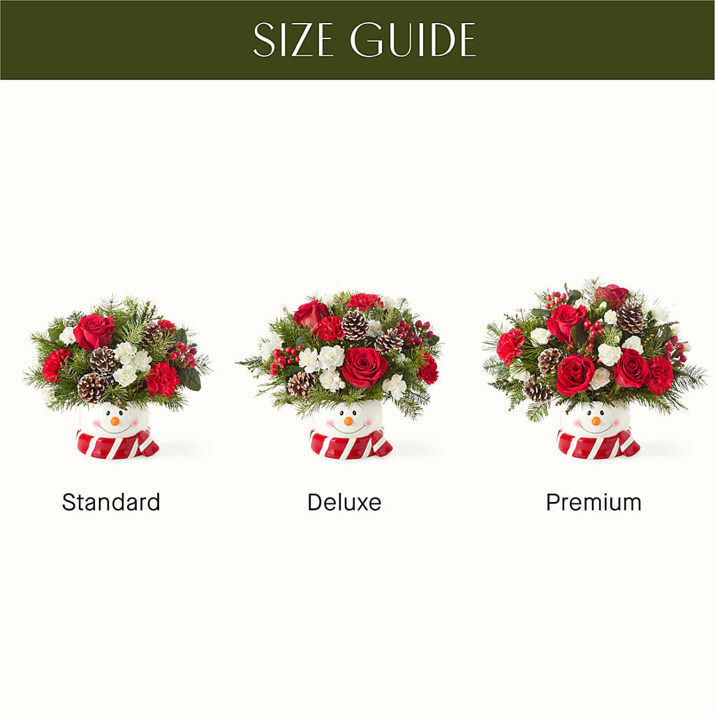 Jolly Snowman Bouquet – MERCY'S FLOWERS, Miami FL