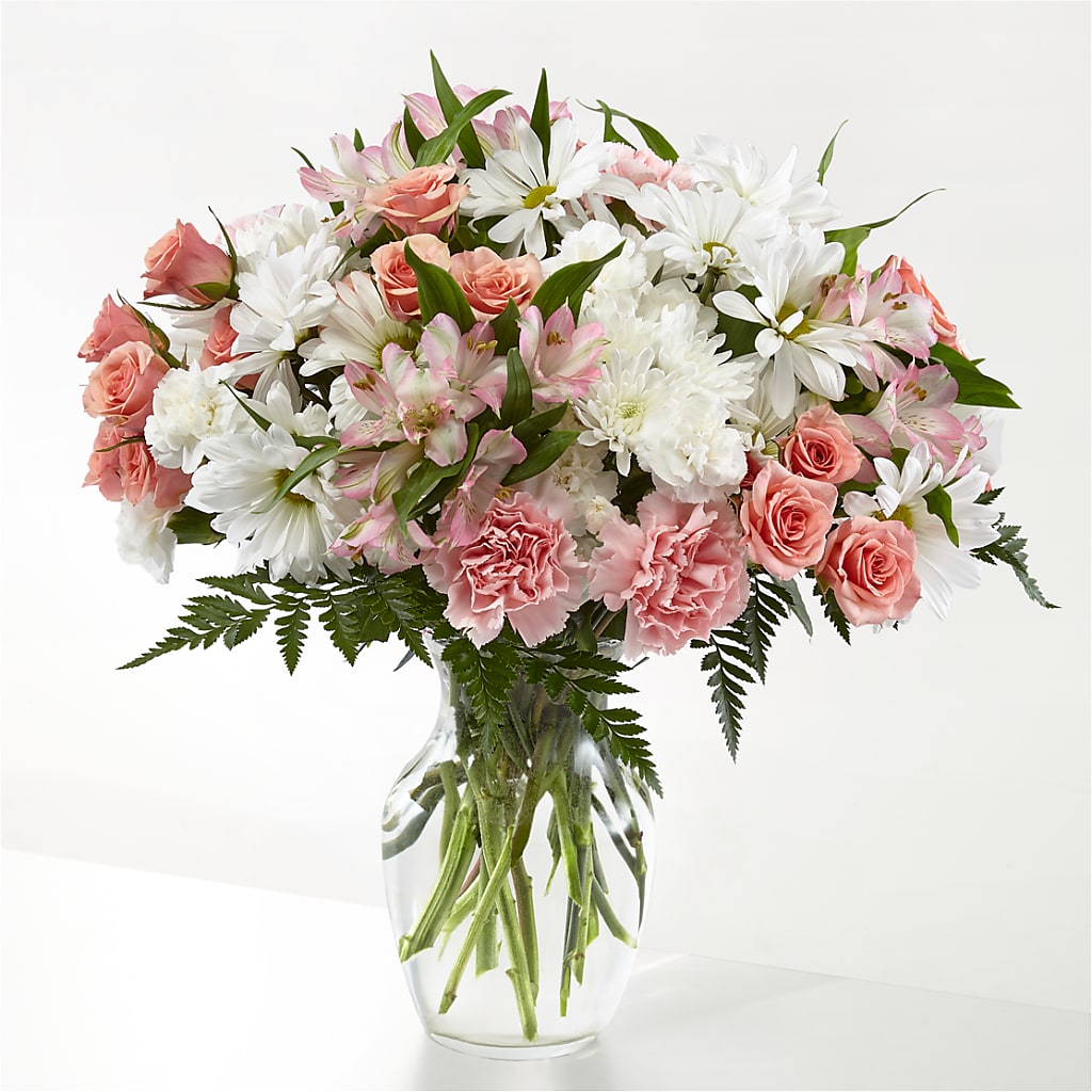 Blush Crush Bouquet – MERCY'S FLOWERS, Miami FL
