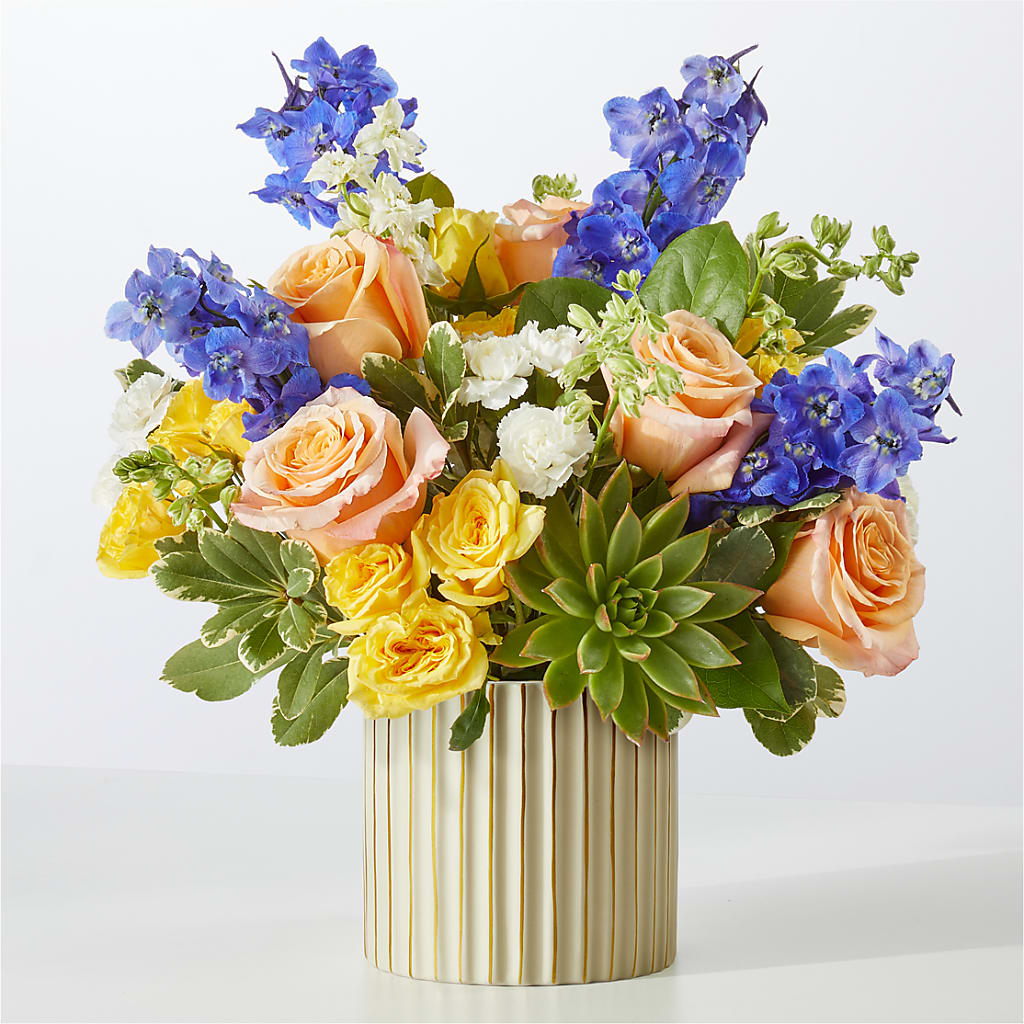 Cobalt Reverie Bouquet – MERCY'S FLOWERS, Miami FL