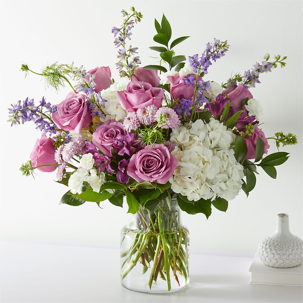 Violet Caress Bouquet – MERCY'S FLOWERS, Miami FL