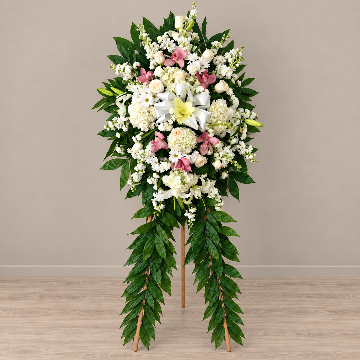 Love Prayers Standing Spray – MERCY'S FLOWERS, Miami FL
