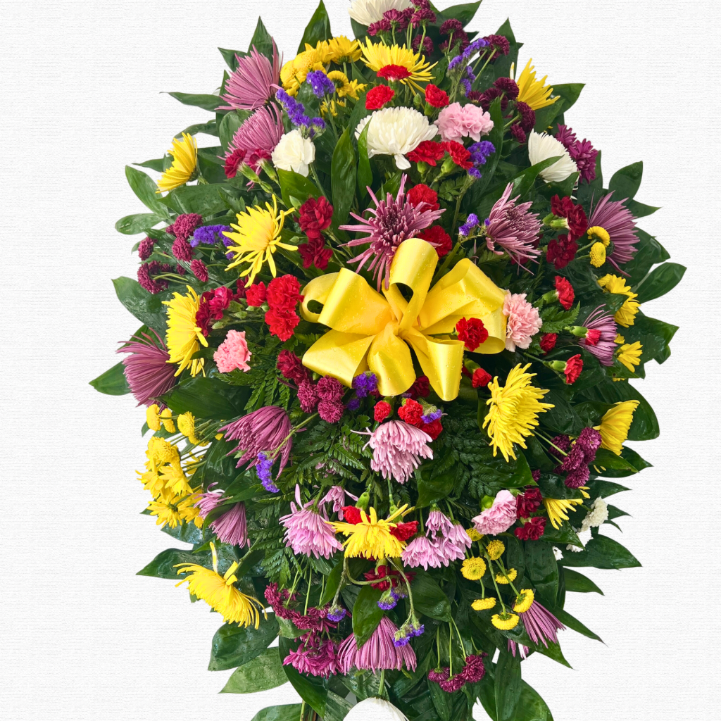 Tropical Funeral Spray – MERCY'S FLOWERS, Miami FL