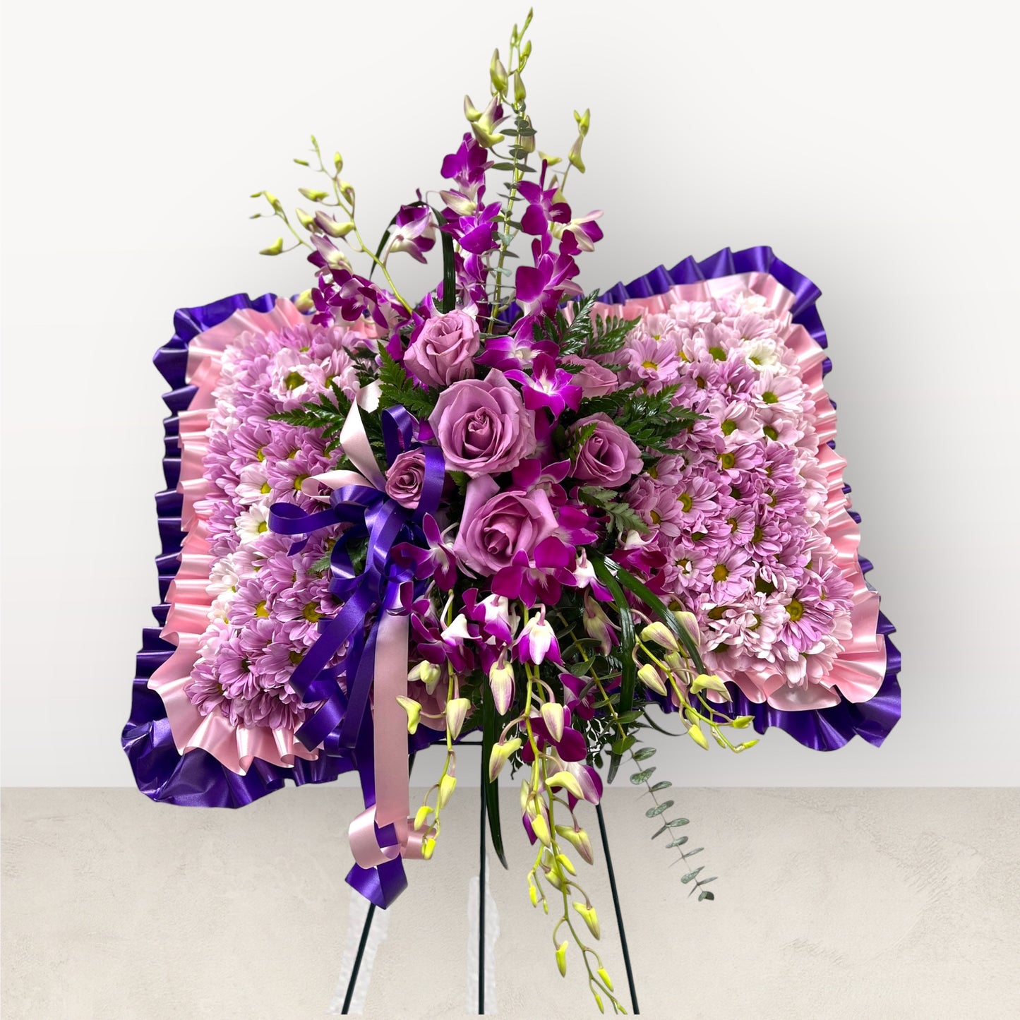 Standing Purple Bible – MERCY'S FLOWERS, Miami FL