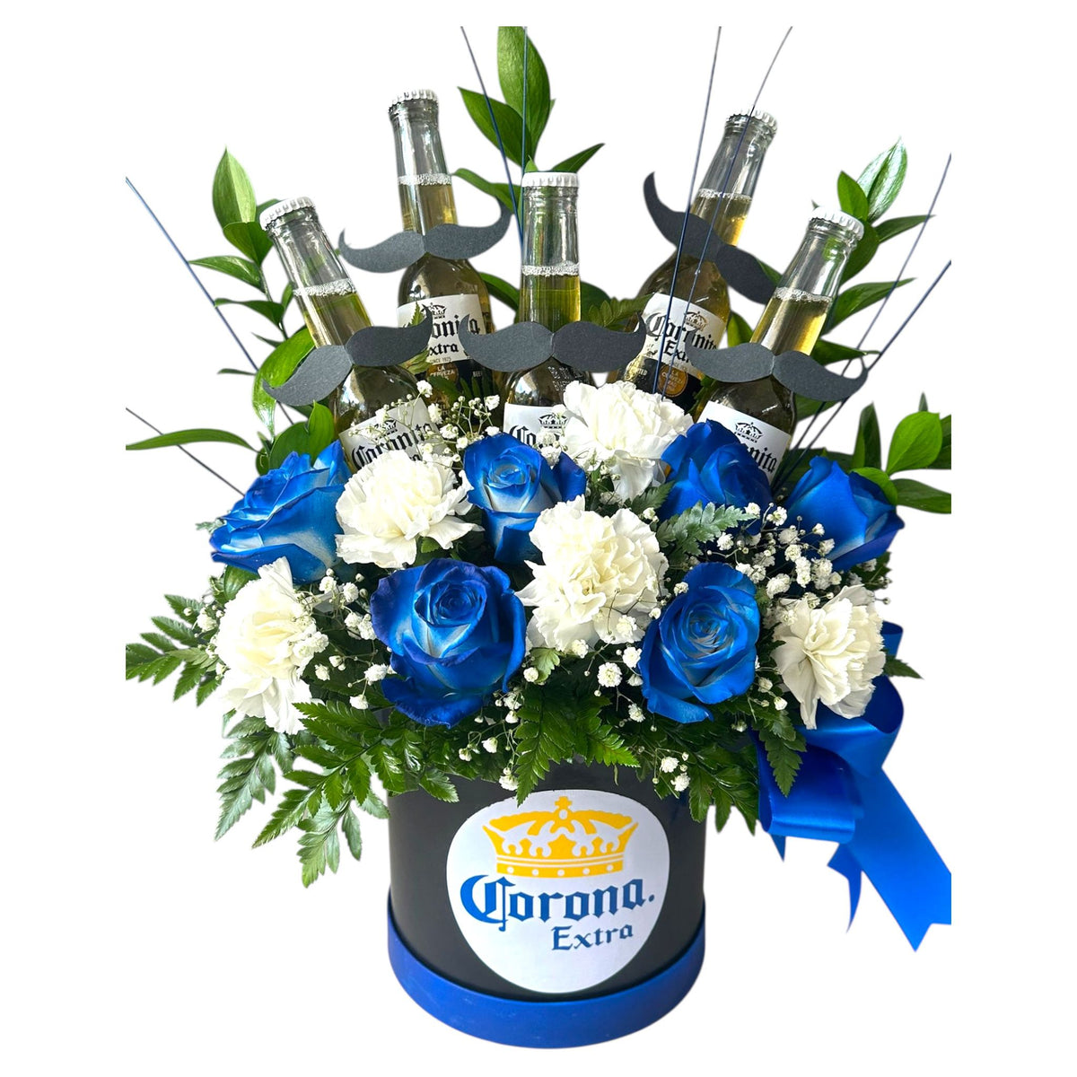 Festive Corona Extra Arrangement – MERCY'S FLOWERS, Miami FL