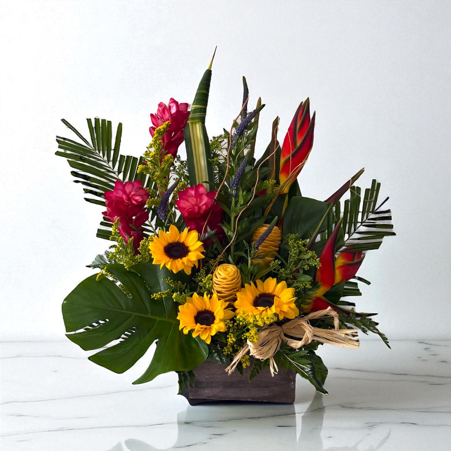 Tropical Exuberance Arrangement – MERCY'S FLOWERS, Miami FL