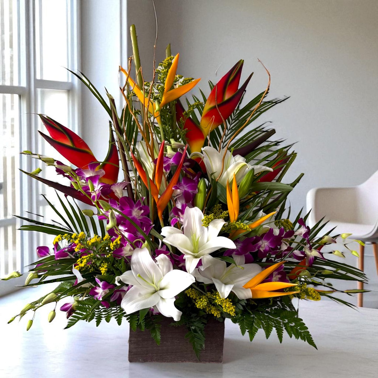 Tropical Harmony Arrangement – MERCY'S FLOWERS, Miami FL