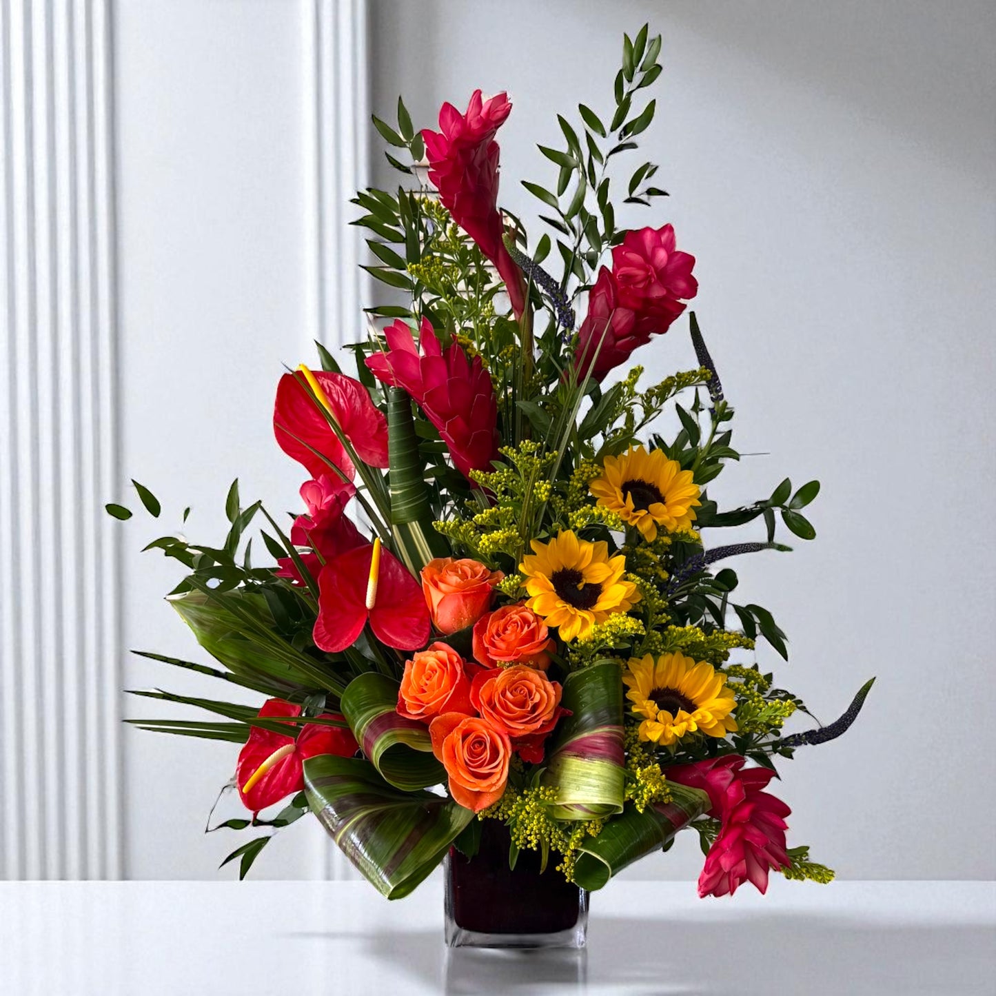Tropical Celebration Arrangement – MERCY'S FLOWERS, Miami FL