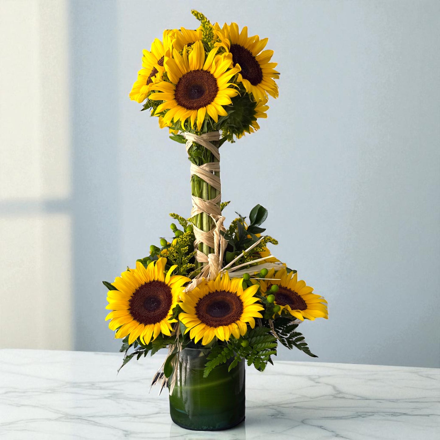 Sunflower Topiary – MERCY'S FLOWERS, Miami FL