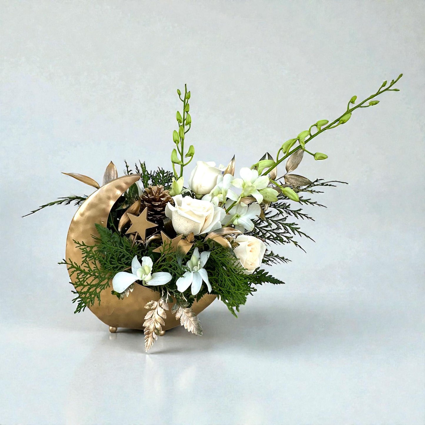 Golden Moon – Winter White Edition – MERCY'S FLOWERS, Miami FL