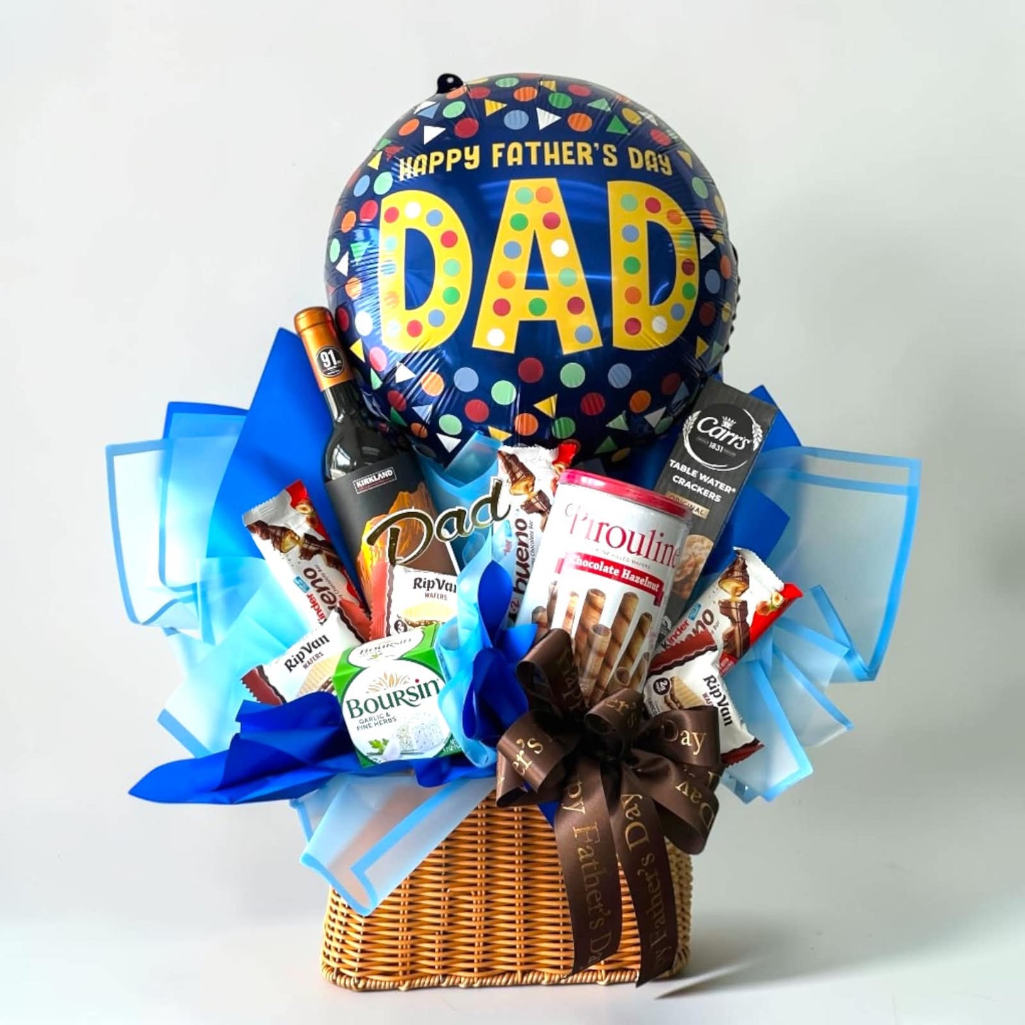 Dad’s Gourmet Celebration Basket – MERCY'S FLOWERS, Miami FL
