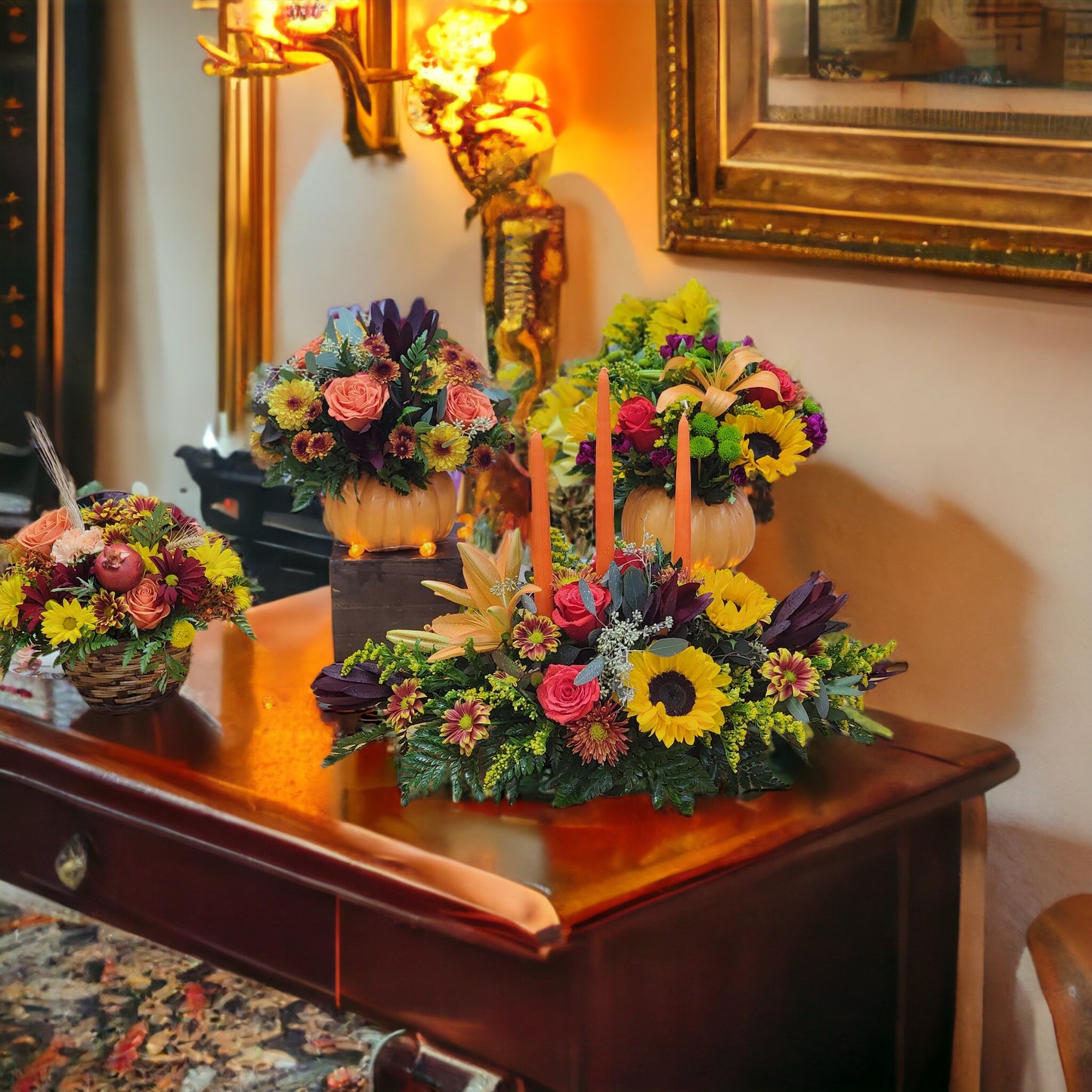Package Thanksgiving – MERCY'S FLOWERS, Miami FL