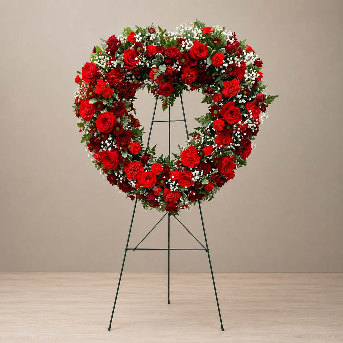 Open Heart in Red – MERCY'S FLOWERS, Miami FL