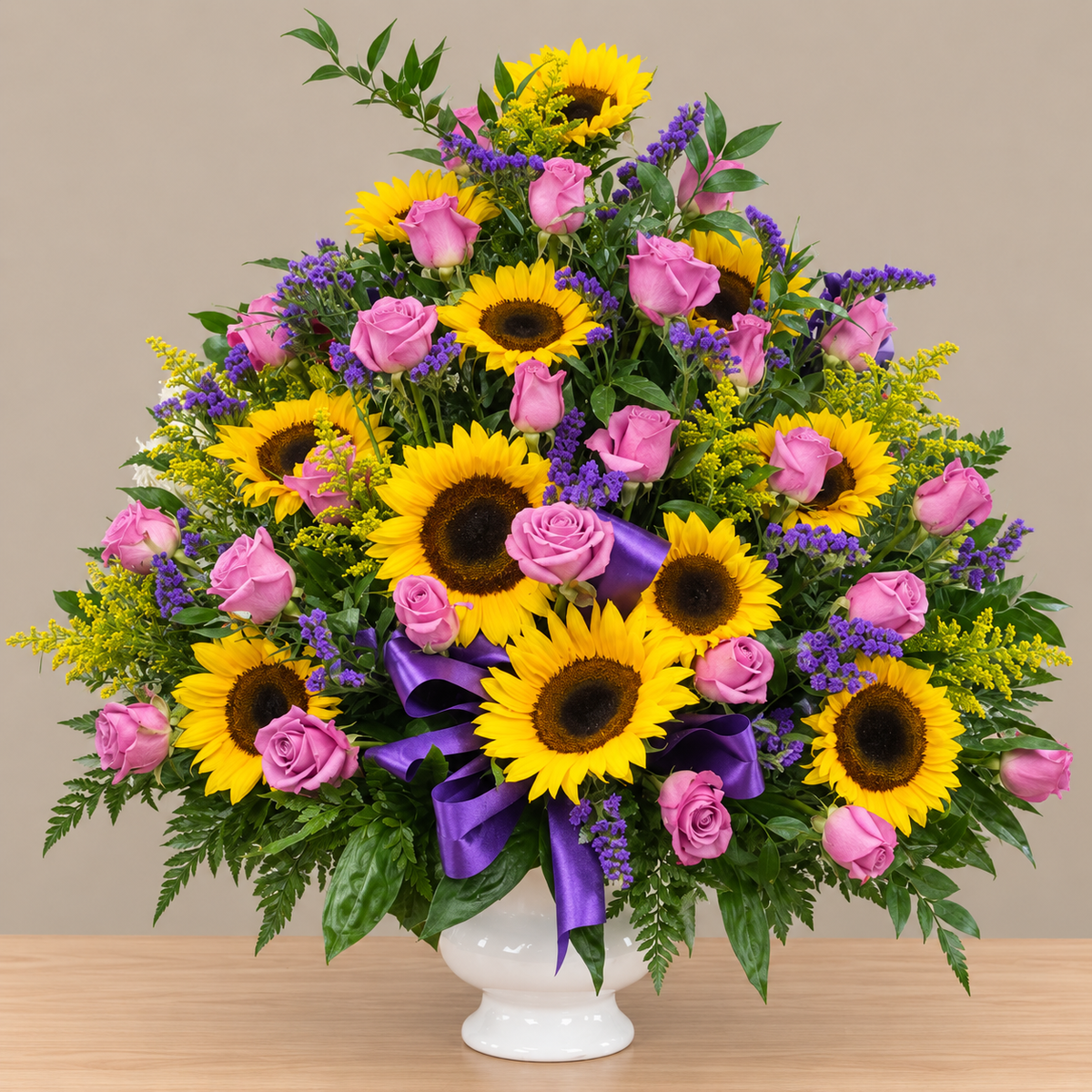 Sunflower Garden Tribute – MERCY'S FLOWERS, Miami FL