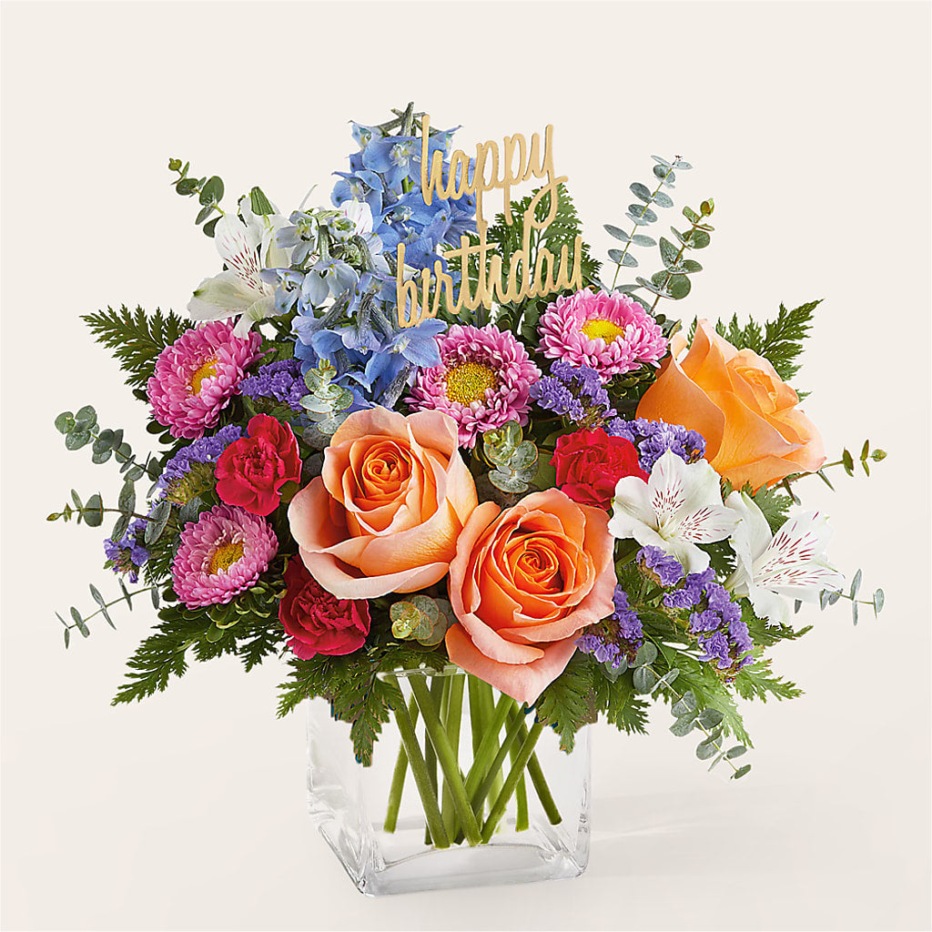 Birthday Bash Bouquet – MERCY'S FLOWERS, Miami FL