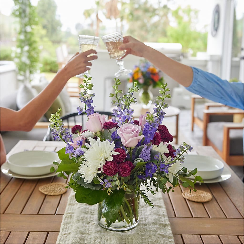 Violet Frost Bouquet – MERCY'S FLOWERS, Miami FL