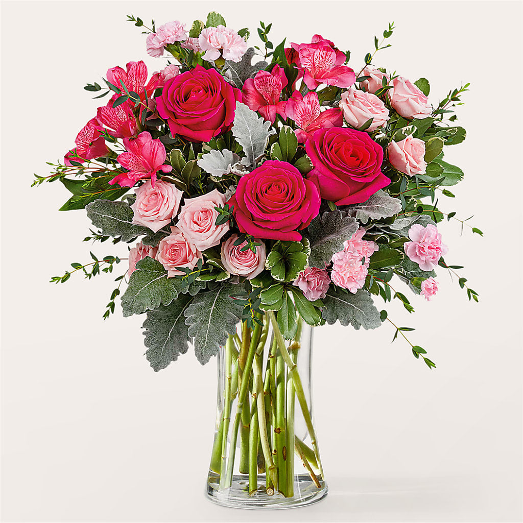 Tickled Pink Bouquet – MERCY'S FLOWERS, Miami FL