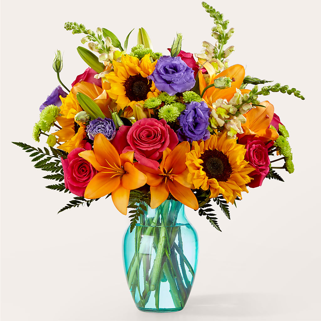 Double Rainbow Bouquet – MERCY'S FLOWERS, Miami FL