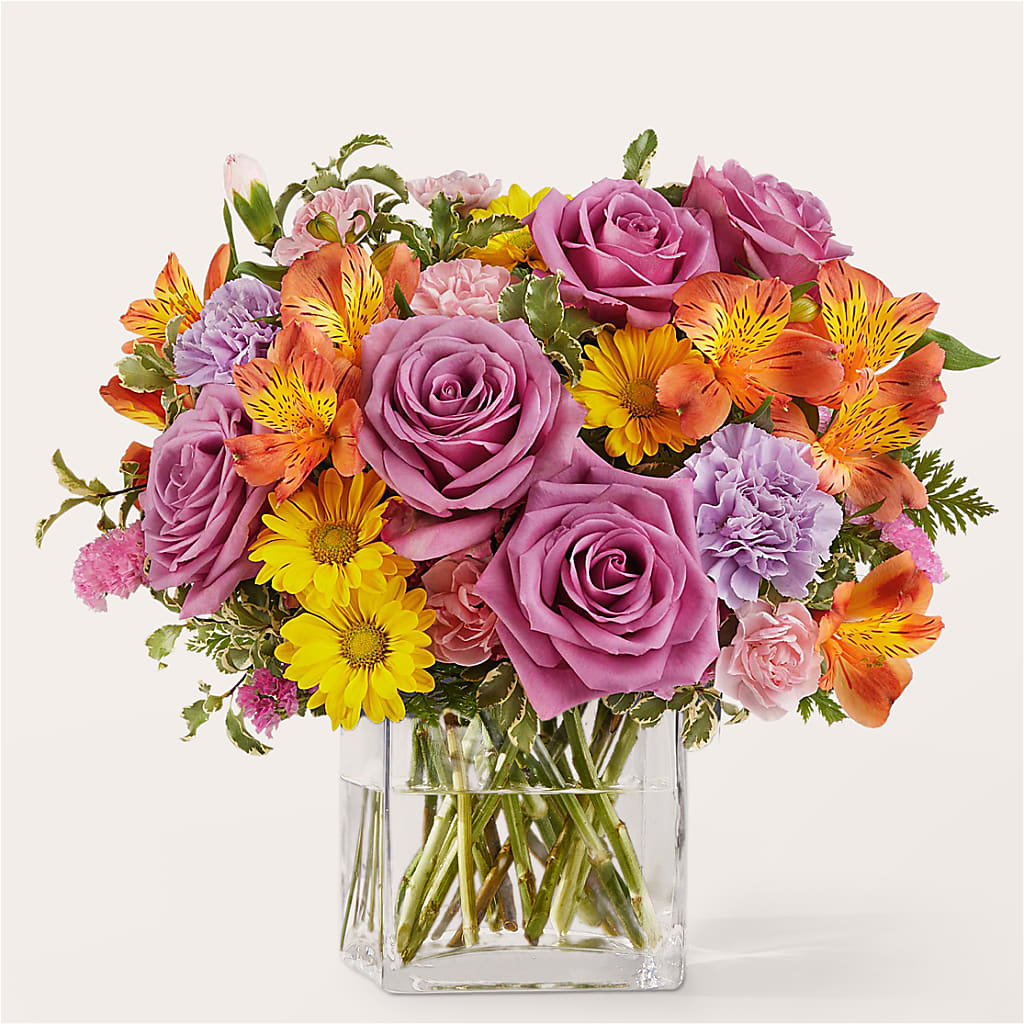 Shades of Happiness Bouquet – MERCY'S FLOWERS, Miami FL
