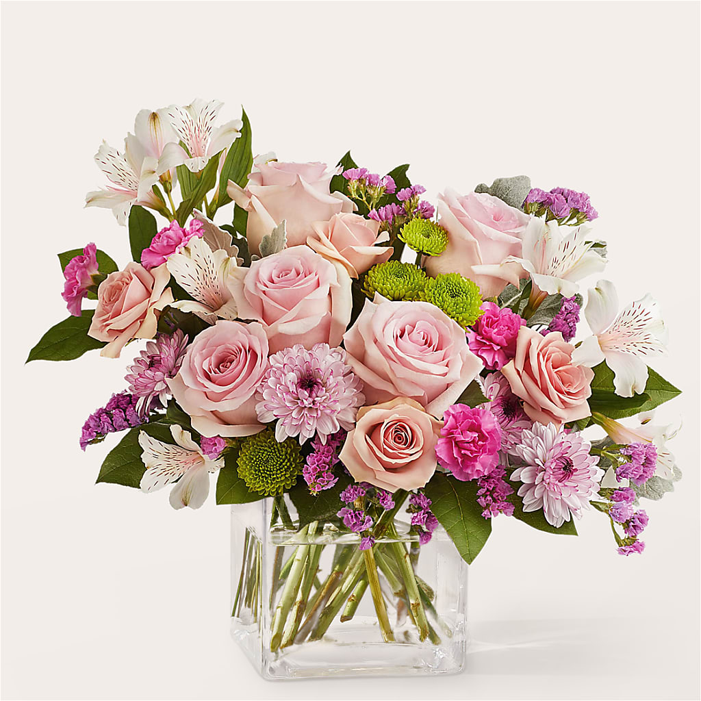 Pink Suede Bouquet – MERCY'S FLOWERS, Miami FL