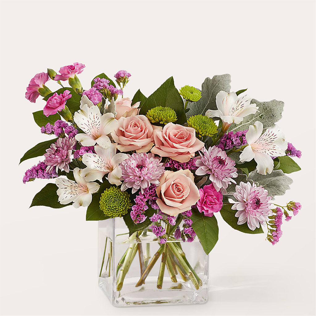 Pink Suede Bouquet – MERCY'S FLOWERS, Miami FL