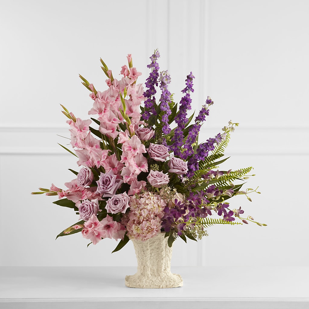 Flowing Garden Arrangement – MERCY'S FLOWERS, Miami FL