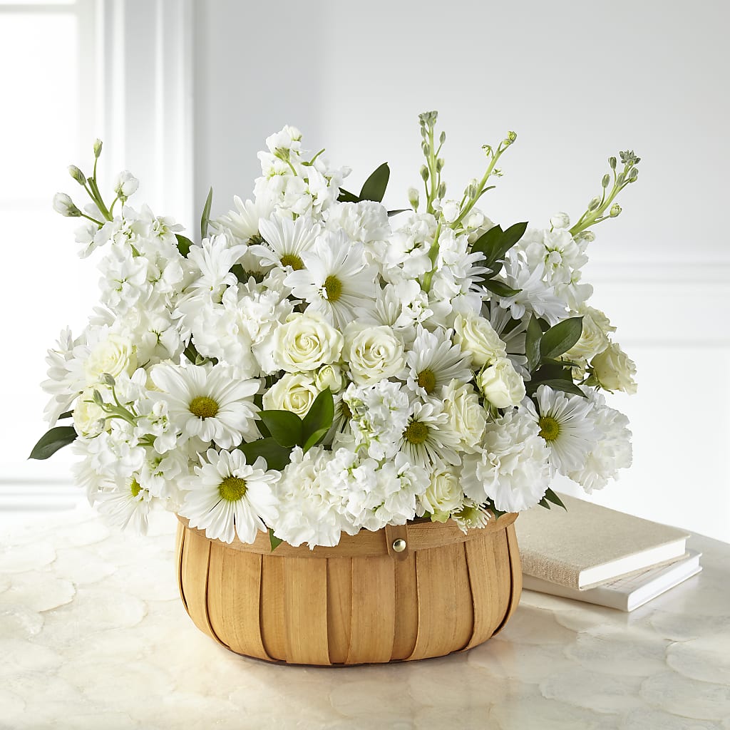 Graceful Garden Basket – MERCY'S FLOWERS, Miami FL