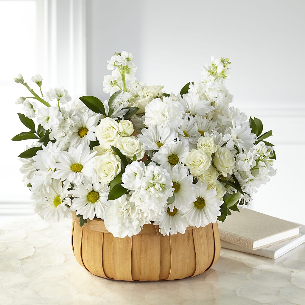 Graceful Garden Basket – MERCY'S FLOWERS, Miami FL