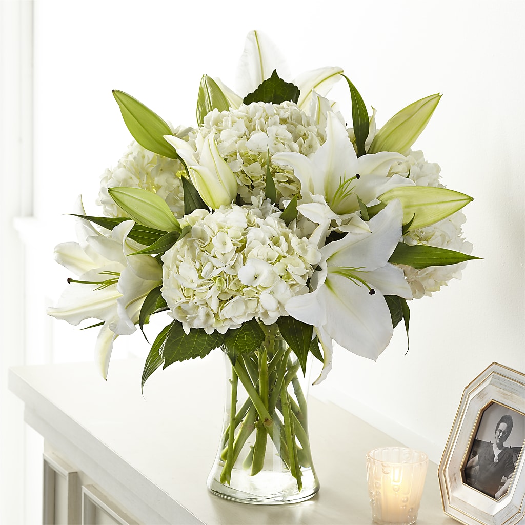 Compassionate Lily Bouquet – MERCY'S FLOWERS, Miami FL