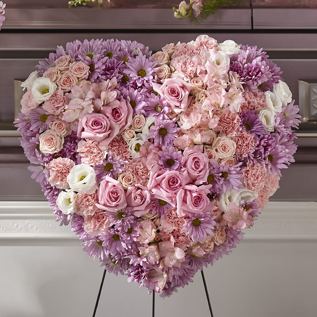 Heaven's Light Heart – MERCY'S FLOWERS, Miami FL