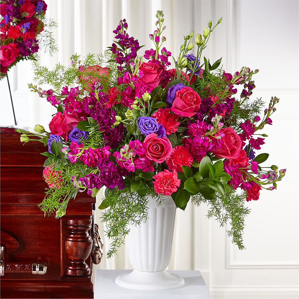Eternal Day Arrangement – MERCY'S FLOWERS, Miami FL