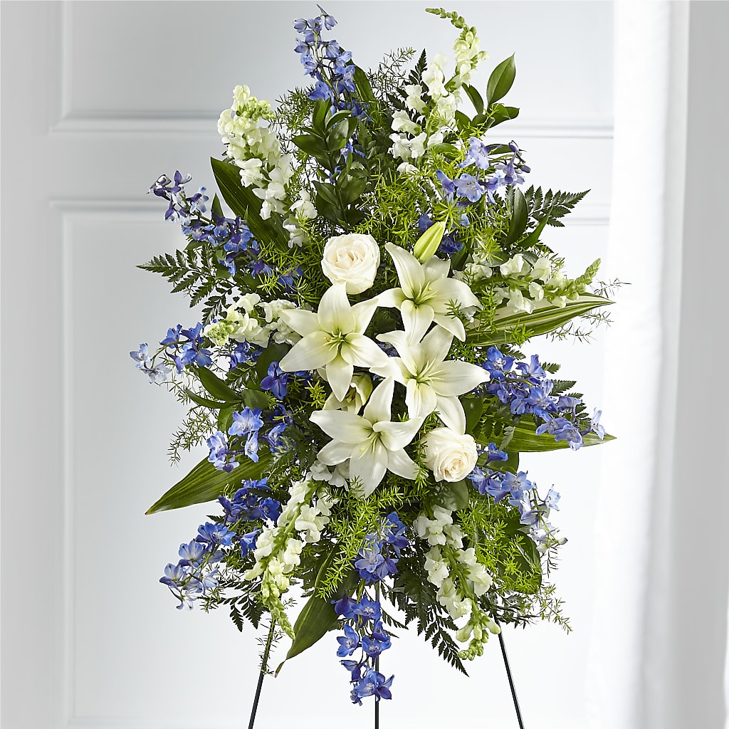 Faithful Friend Standing Spray – MERCY'S FLOWERS, Miami FL