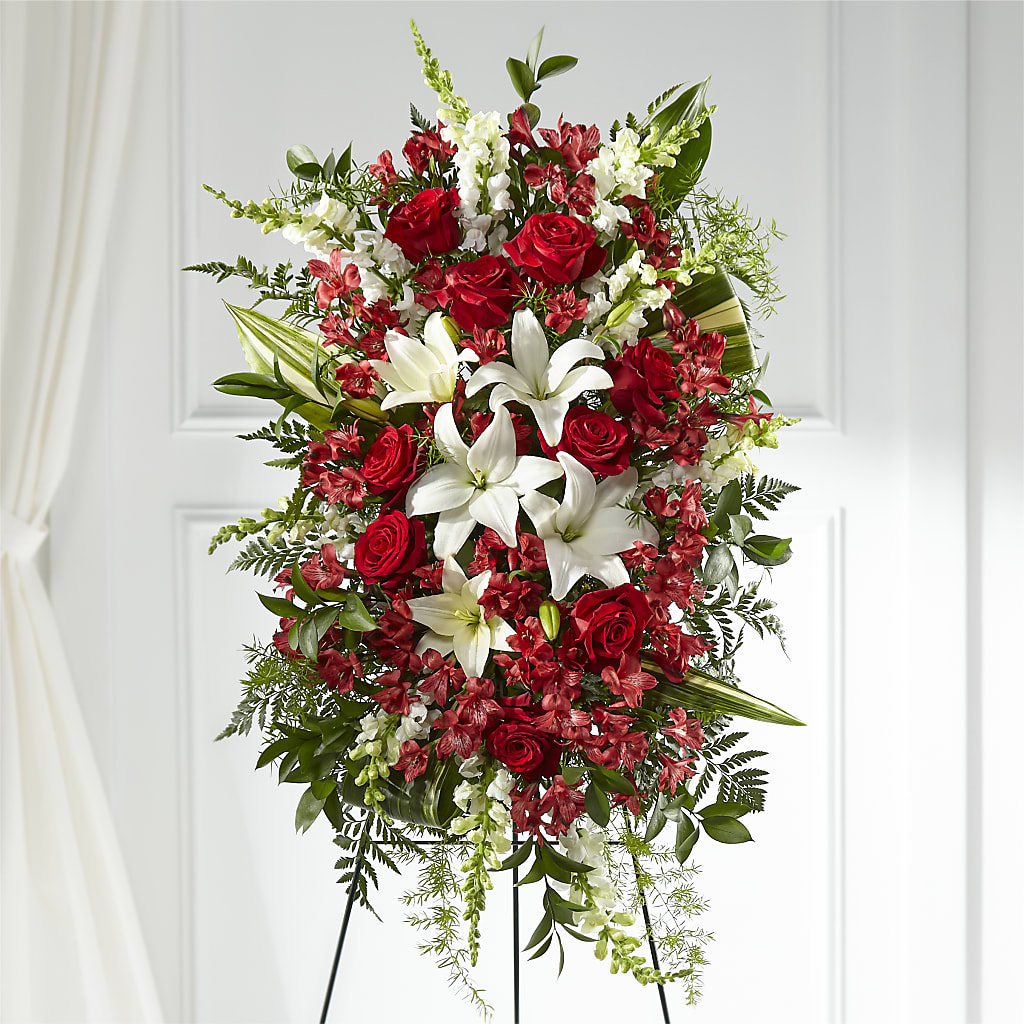 Everlasting Memory Standing Spray – MERCY'S FLOWERS, Miami FL