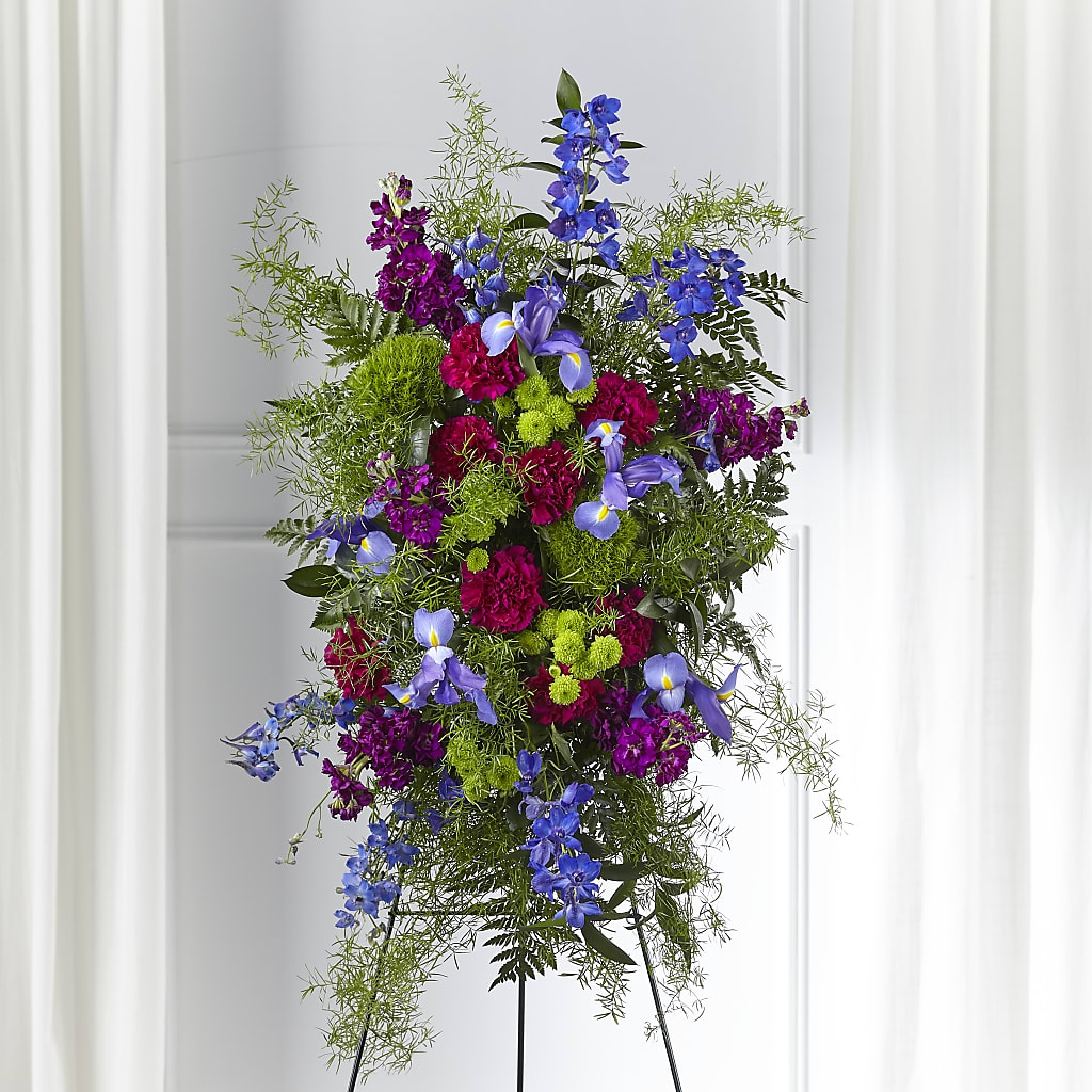 Heavenly Skies Standing Spray – MERCY'S FLOWERS, Miami FL