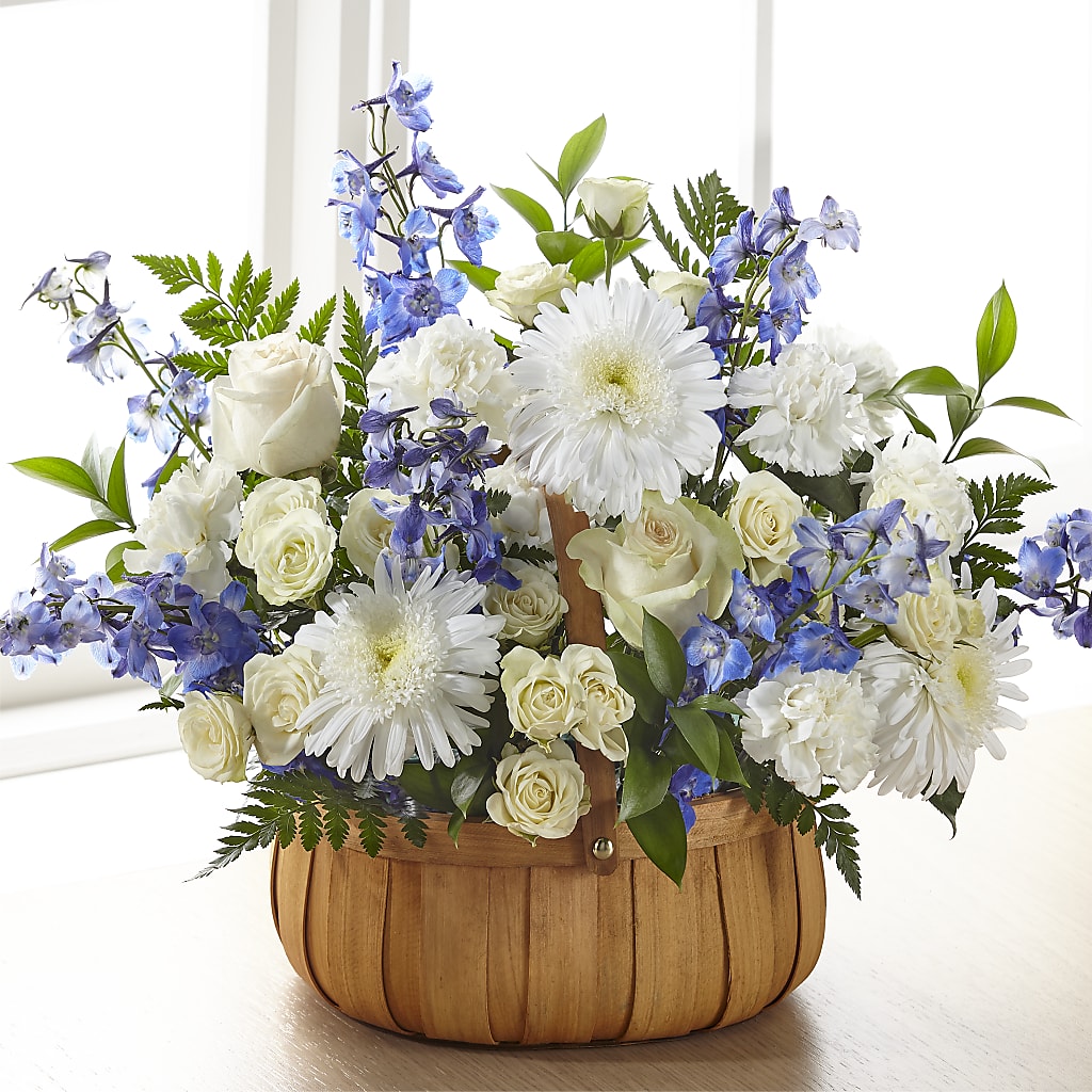 Harmony & Grace Basket – MERCY'S FLOWERS, Miami FL