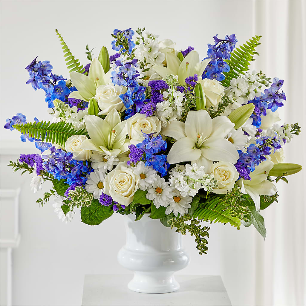 Expressions of Hope Urn Arrangement – MERCY'S FLOWERS, Miami FL