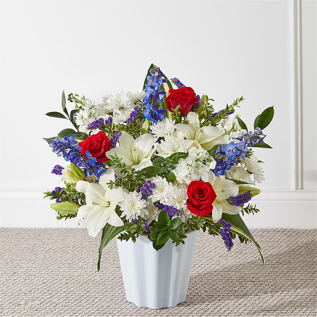 Consoled Floor Basket – MERCY'S FLOWERS, Miami FL