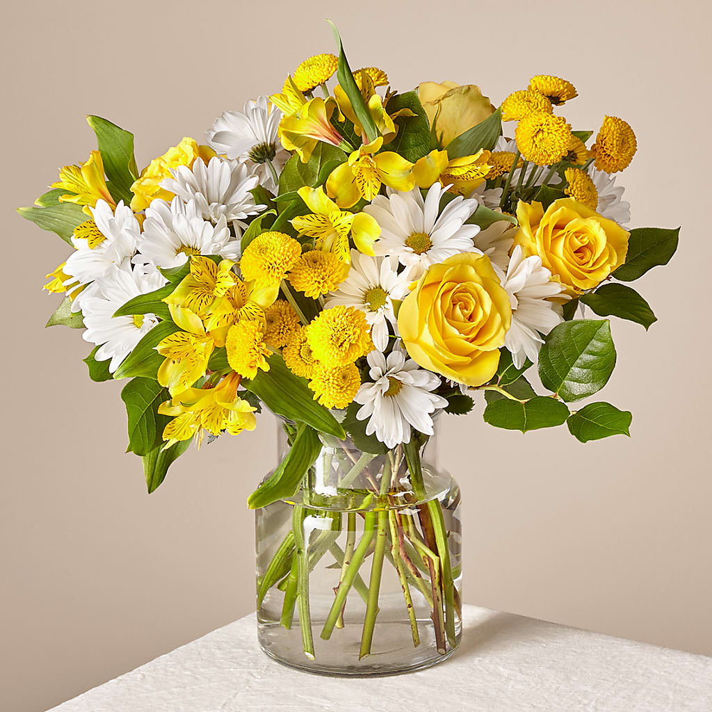 Sunny Sentiments Bouquet – MERCY'S FLOWERS, Miami FL