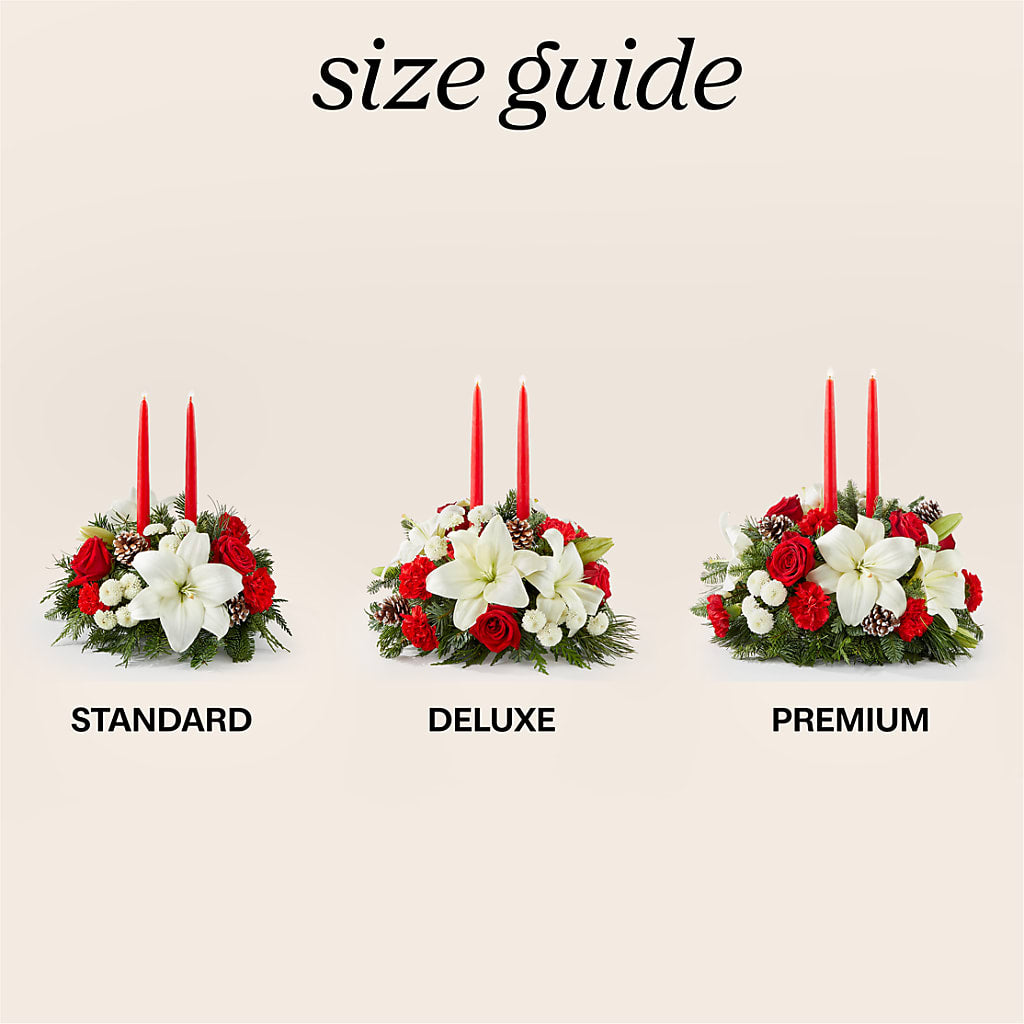 Seasonal Festivities Centerpiece – MERCY'S FLOWERS, Miami FL