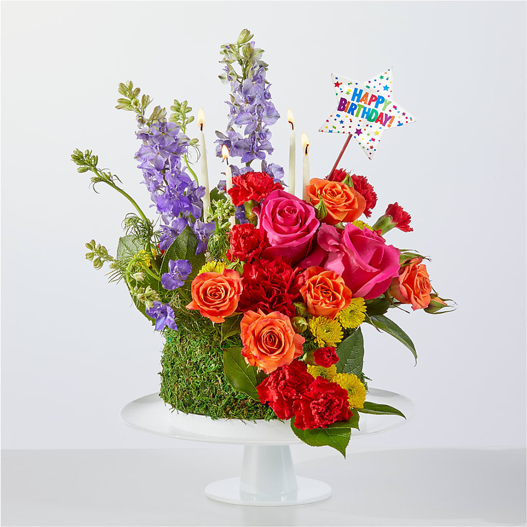 Best Year Yet Floral Cake – MERCY'S FLOWERS, Miami FL
