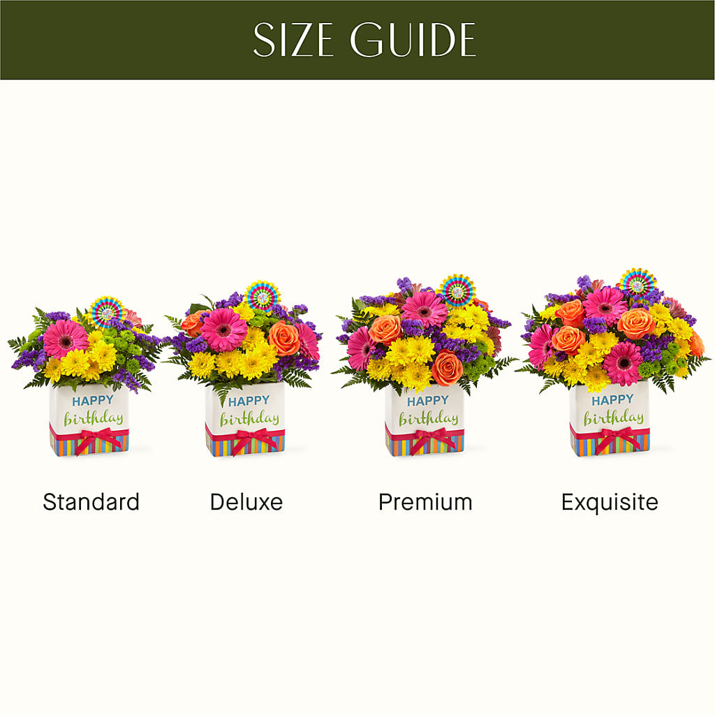 Birthday Brights Bouquet – MERCY'S FLOWERS, Miami FL