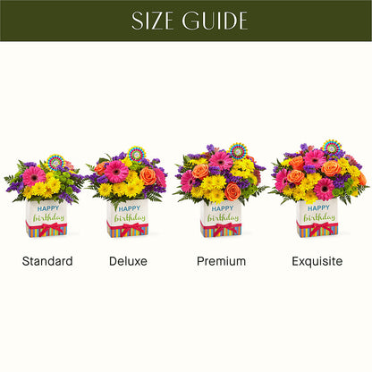 Birthday Brights Bouquet – MERCY'S FLOWERS, Miami FL