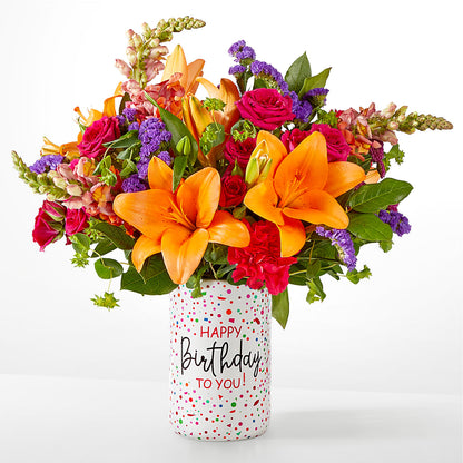 Birthday Palooza Bouquet – MERCY'S FLOWERS, Miami FL