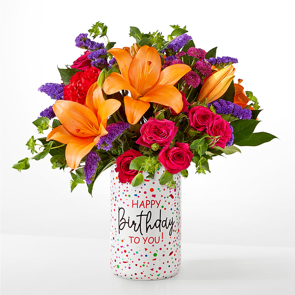 Birthday Palooza Bouquet – MERCY'S FLOWERS, Miami FL