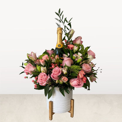 Champagne and Roses – MERCY'S FLOWERS, Miami FL