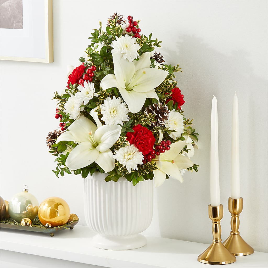 Festive Moments Tree – MERCY'S FLOWERS, Miami FL
