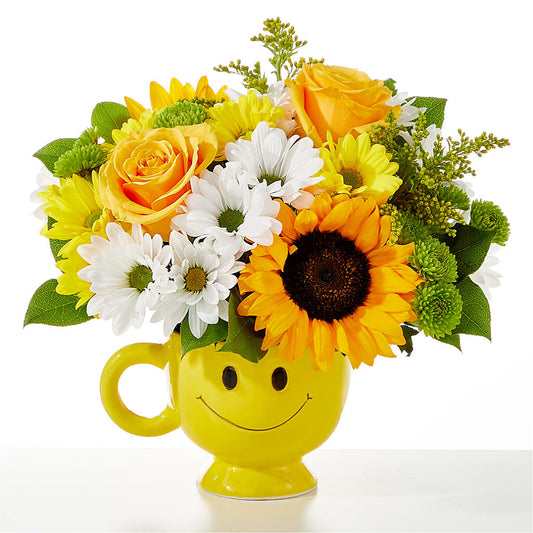 Be Happy Bouquet – MERCY'S FLOWERS, Miami FL