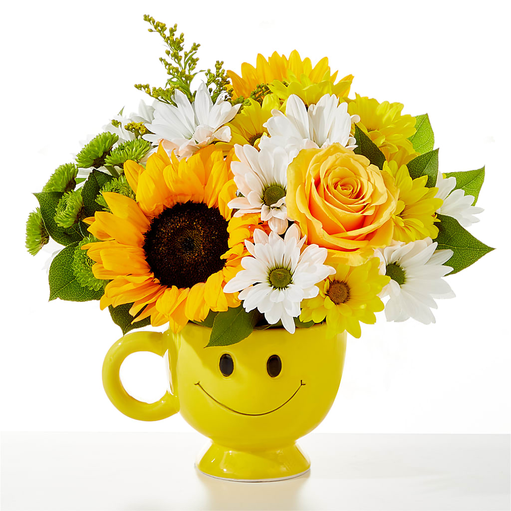 Be Happy Bouquet – MERCY'S FLOWERS, Miami FL