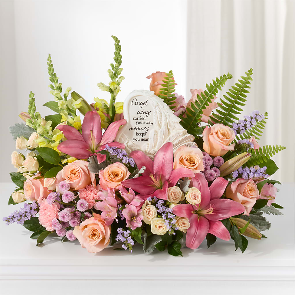 Gentle Light Arrangement – MERCY'S FLOWERS, Miami FL